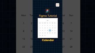 How to Create an Actionable Calendar Design in Figma  StepbyStep Quick 1Minute Tutorial design [upl. by Justinian]