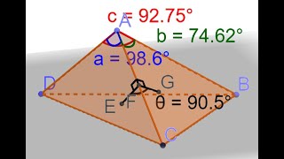 兩面夾角公式使用及證明 Usage and proof of formula of dihedral angle [upl. by Harehs491]