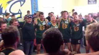 Mark Polycarpou AFL  Dimboola Roos Seniors singing their Theme Song [upl. by Bel]