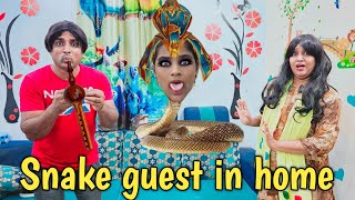 Snake Guest in Home 🐍  comedy video  funny video  Prabhu sarala lifestyle [upl. by Julina]