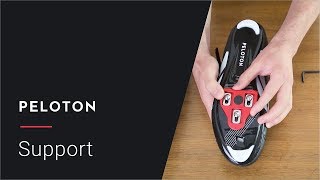 How to Attach Your Cleats  Peloton Support [upl. by Clarice]