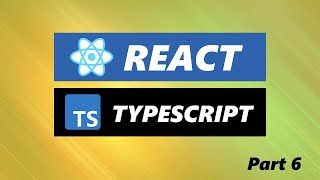 React Typescript Tutorial  Todo list project  Part 6 [upl. by Jari131]