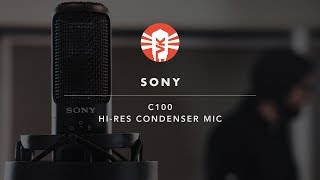 Sony C100  Microphone  Vintage King [upl. by Niveg333]