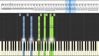 The Scientist  Coldplay Piano Accompaniment  Tutorial [upl. by Norred]