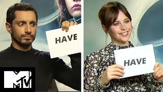 Star Wars Rogue One Cast Play Never Have I Ever  MTV Movies [upl. by Havot]