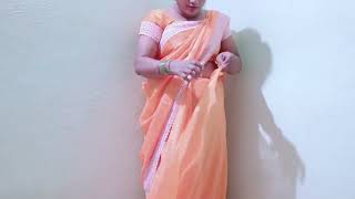 saree wearing fashion in quickly  quickly saree draping fashion with naree [upl. by Samau]