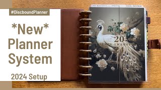 New Planner System  How Im organizing my planner for 2024  Functional Tabs Discbound Classic [upl. by Amri]