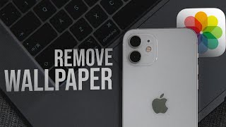 How to Remove Your Wallpaper on iPhone explained [upl. by Rita]