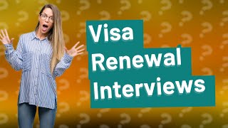 Do I need an interview for US visa renewal [upl. by Emelita916]