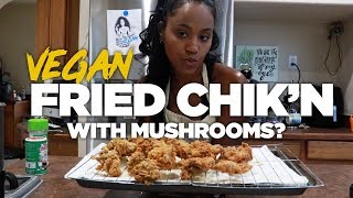 Fried Cauliflower quotChickenquot  Vegan Soul Food [upl. by Gillian174]