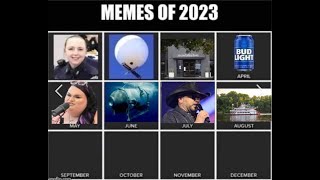 2023 meme calendar [upl. by Biddy721]