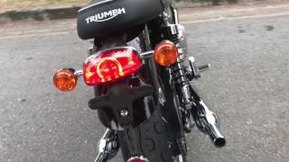 Sound test Triumph new T100 [upl. by Olrac]