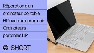 Comment réparer un ordinateur portable HP avec un écran noir  HP Support [upl. by Earehs]