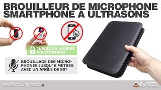 TEST BROUILLEUR DE MICROESPION IPHONE DISPOSITIF ANTIECOUTE SECUTECFR [upl. by Durkee]