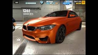 CSR2 Racing  T3  BMW M4 Coupé  No Fusion Stage 5 Best Tune [upl. by Havener]