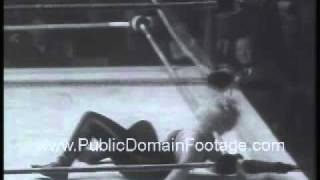 Female Wrestlers Public Domain Archival Stock Footage PublicDomainFootagecom [upl. by Calendre]