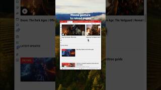 Mouse Gesture to reload webpage [upl. by Harrington19]