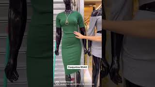 Moda Canelado Premium Vestidos Conjuntos  Croppeds da loja no Instagram belalizmodas [upl. by Assira704]