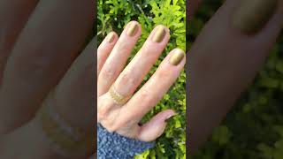 Fools Gold quotDeja Vuquot Nail Polish By Anna  BeautyGARDE Manicure Tutorials [upl. by Hedvige]