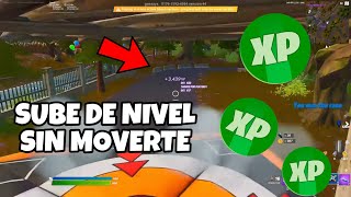 NUEVO CÓMO SUBIR RÁPIDO DE NIVEL EN FORTNITE sin moverse AFK  GLITCH DE SALTO INFINITO [upl. by Corney]