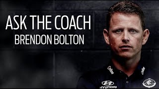 2018 Ask The Coach Series  Brendon Bolton Carlton [upl. by Ahsenik221]