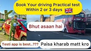 how to book driving test slot Book your driving practical test earlier  uk driving practical test [upl. by Amalia]