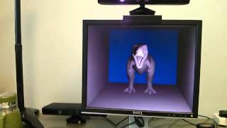 Holographiclike displaying using head pose tracking and screencamera calibration [upl. by Dud]