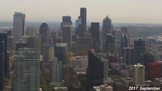 Seattle 3 Year Timelapse Video from the Space Needle [upl. by Bayer]