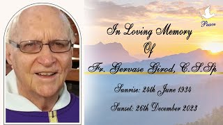 Funeral Tribute Service Of Fr Gervase Girod CSSp [upl. by Wordoow]