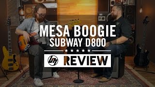 Mesa Boogie Subway D800 Bass Amplifier  Better Music [upl. by Aelrac549]