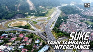 SUKE Highway  Tasik Tambahan Interchange Completed  SUKE Highway Phase 1 Open September 2022 4k [upl. by Notyep]