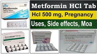 Metformin hydrochloride 500 mg in urdu uses in pregnancy Mechanism of action Side effects dose [upl. by Eenobe31]