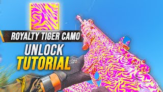 How I Unlocked the NEW quotRoyalty Tigerquot Camo in Modern Warfare 3 New Pink Tiger Camo in MW3 Guide [upl. by Neeruan]