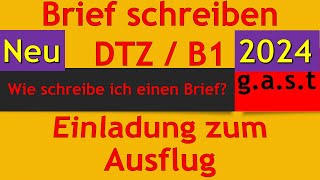 DTZ  B1  EMail schreiben  Einen Kollegen zu einem Ausflug einladen [upl. by Nie]