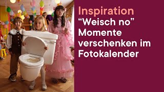 ifolor Inspiration  quotWeisch noquot Momente verschenken im Fotokalender [upl. by Hedveh]