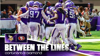 Minnesota Vikings 23 San Francisco 49ers 17  Between the Lines [upl. by Lennahc]