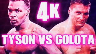 Mike Tyson vs Andrew Golota Highlights 4K [upl. by Aneloc]