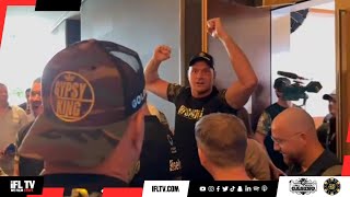 “WHAT THE F YOU SILLY C”  TYSON FURY FIRST REACTION TO JOHN FURY CUT [upl. by Ojyma988]