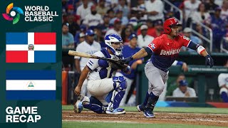 Dominican Republic vs Nicaragua  2023 World Baseball Classic [upl. by Laveen]