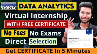 FREE Internship Certificate Online  Forage Data Analytics Virtual Internship Certificate In 5 min [upl. by Seira]