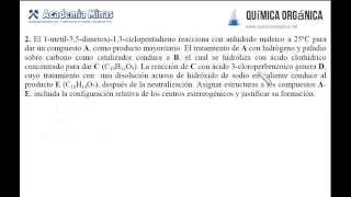 SÍNTESIS ORGÁNICA DIELSALDER HIDRÓLISIS DE ACETALES ANHÍDRIDOS Y ÉSTERES BAEYERVILLIGER [upl. by Burta270]