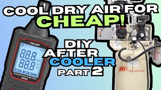 Your air compressor needs this Part 2 Testing the DIY compressor aftercooler [upl. by Fonzie]