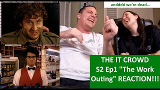 Americans React to THE IT CROWD The Work Outing Season 2 Episode 1 REACTION [upl. by Tfat123]