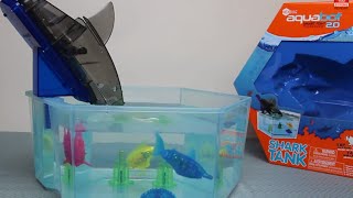 HexBug AquaBot 20  Shark Tank detailed Play Test Review  Snapping Catching Splashing fun [upl. by Ttekcirc956]