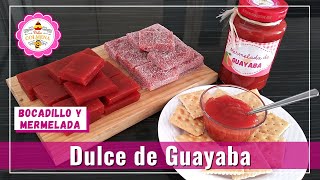 Dulce de Guayaba con 3 ingredientes 2 preparacionesMermelada y BocadillosConservas pasta ó Ate [upl. by Mandelbaum314]