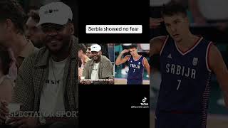 Bogdanović channels Melo in valiant effort for Serbia 👌🏾 [upl. by Itraa]