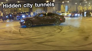 Chicago’s underground car scene  TUNNEL TAKE OVER [upl. by Livingston]