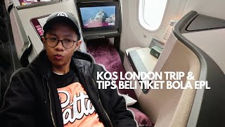 AKU HABIS RM40000 UNTUK EUROTRIP  TIPS BELI TICKET BOLA EPL [upl. by Maitilde]