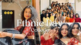 College Ethnic Day Vlog  Hansika Krishna🌼 [upl. by Mumford]