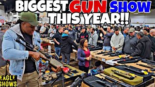 BIGGEST GUN SHOW THIS YEAR gunshow guns [upl. by Lirba]